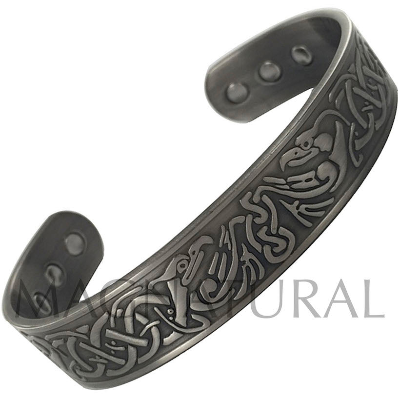 Magnetic Copper Bracelet Celtic Birds