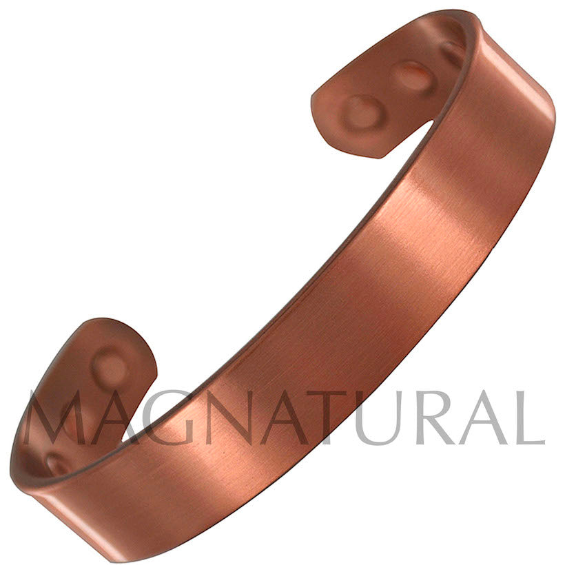 Magnetic Copper Wide Bracelet