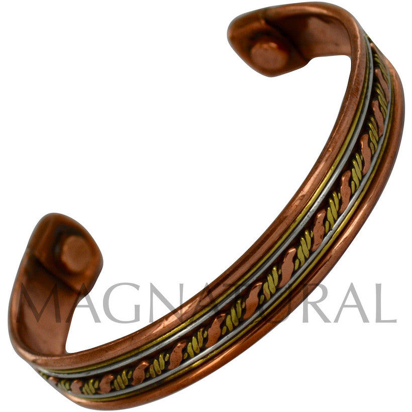 Magnetic Copper Tribal Bracelet