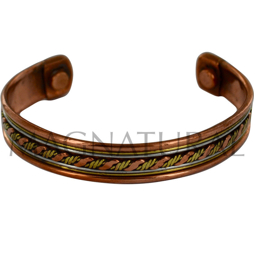 Magnetic Copper Tribal Bracelet