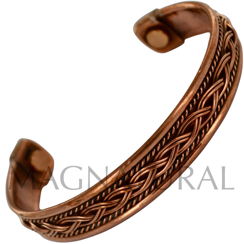 Magnetic Copper Tribal Rope Bracelet