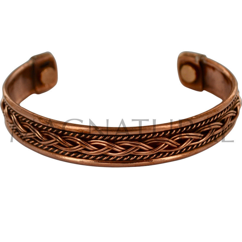 Magnetic Copper Tribal Rope Bracelet