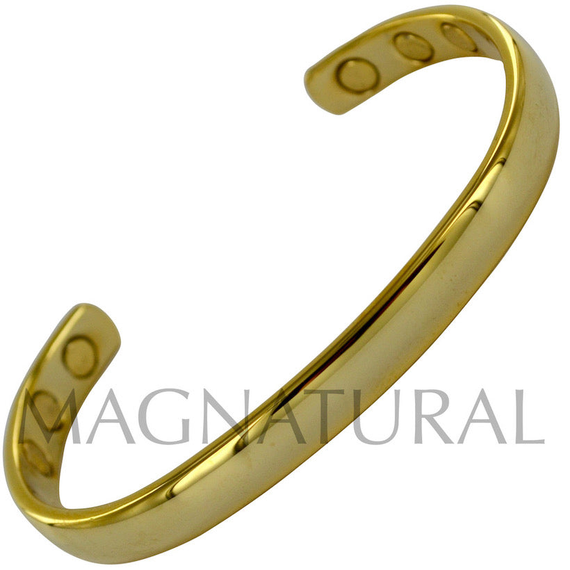 Magnetic Copper Bracelet Gold Band