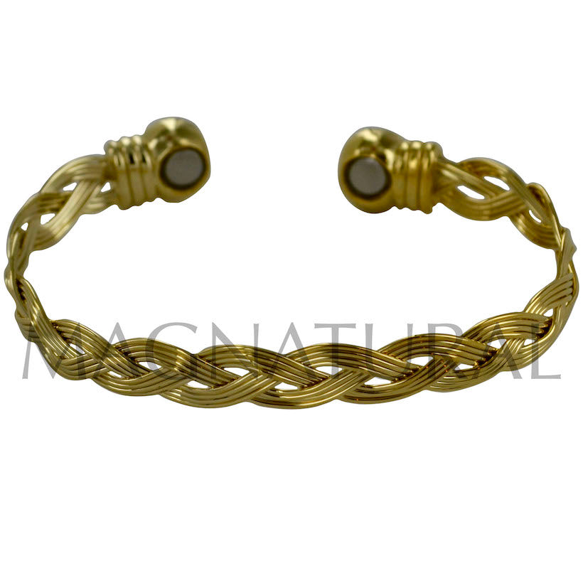 Magnetic Copper Bracelet Gold Wire