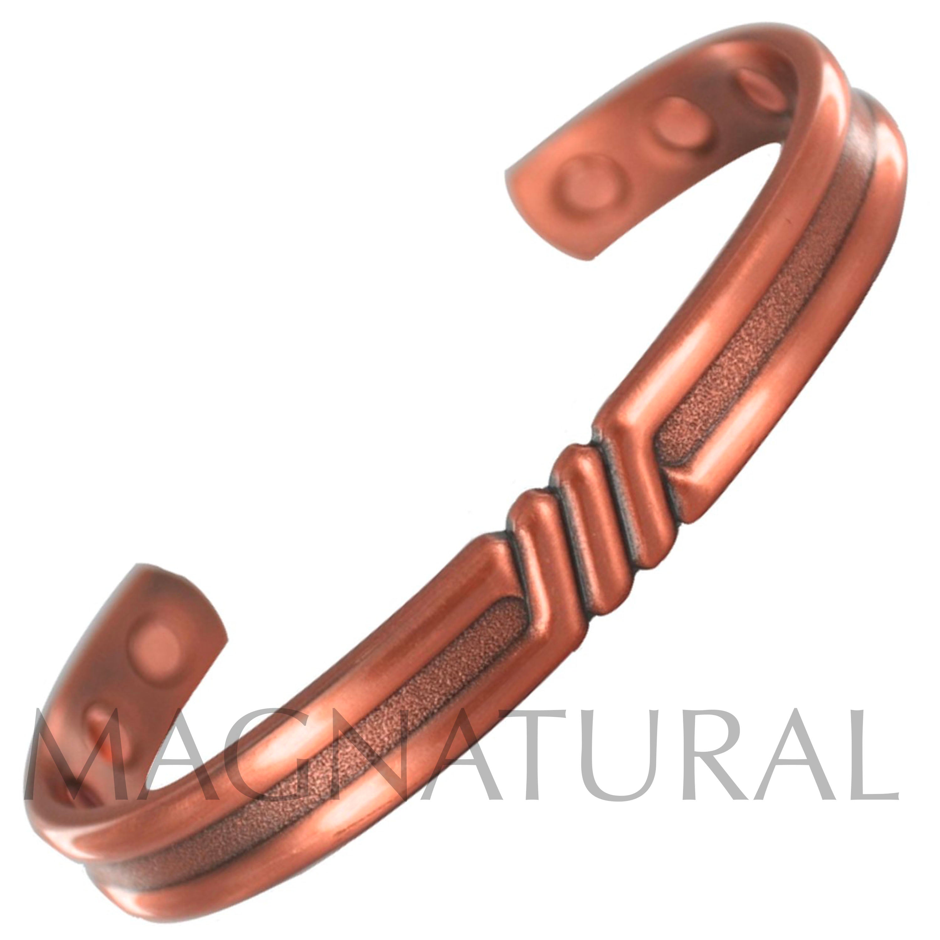 Magnetic Copper Bracelet 3 Stripe