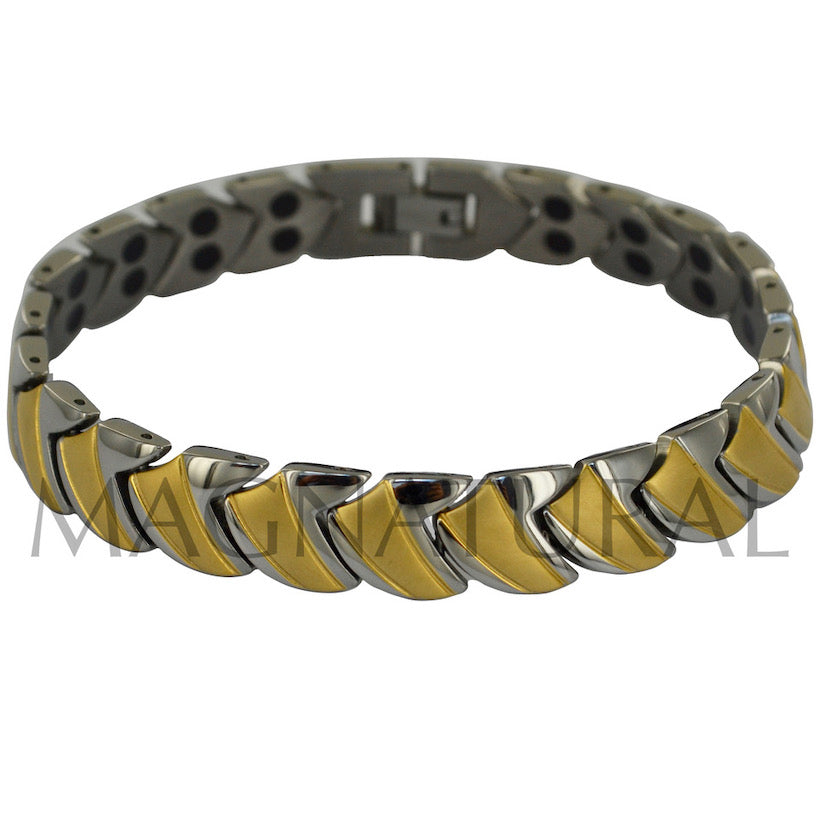 Titanium Magnetic Bracelet 2 Tone
