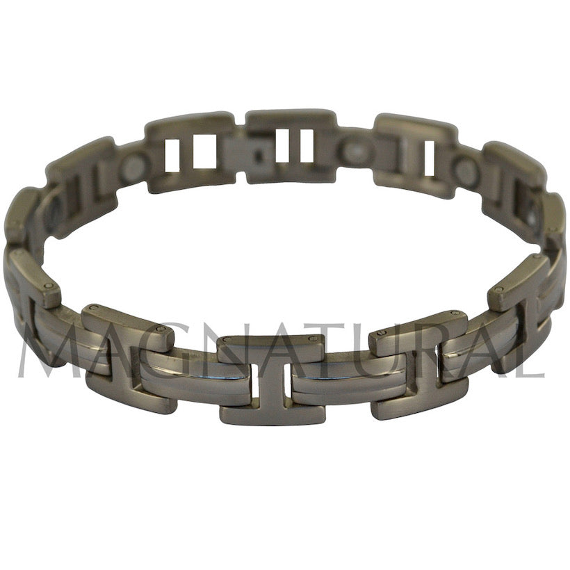 Titanium Magnetic -I- Link Bracelet