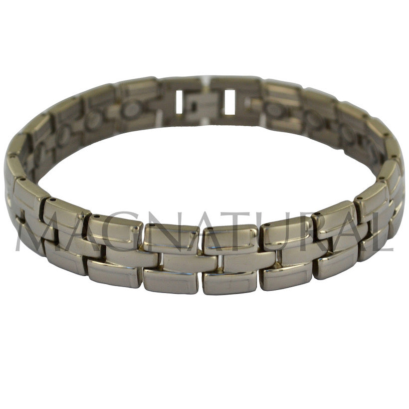 Titanium Magnetic Brick Wall Bracelet