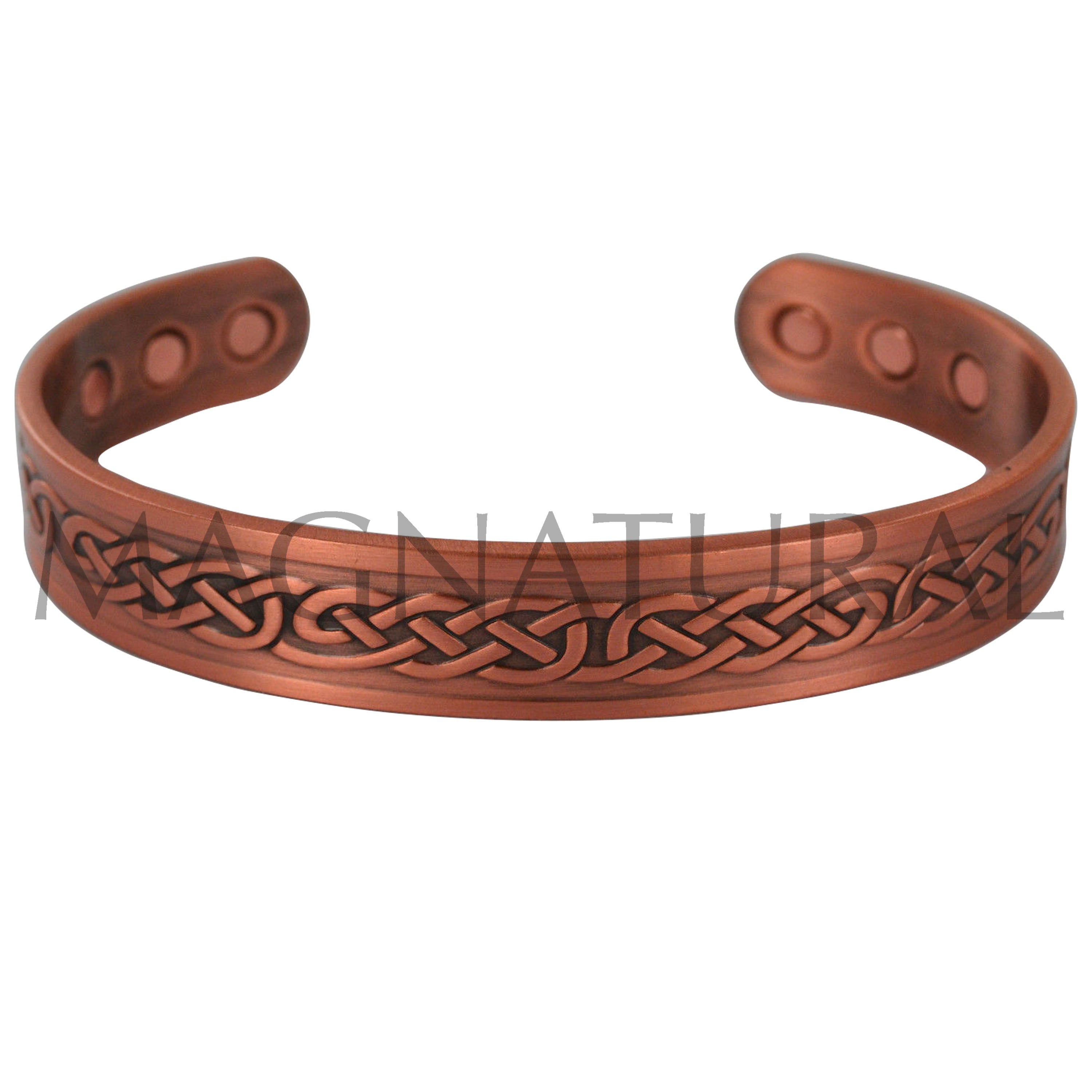 Magnetic Copper Bracelet - Rope Knot