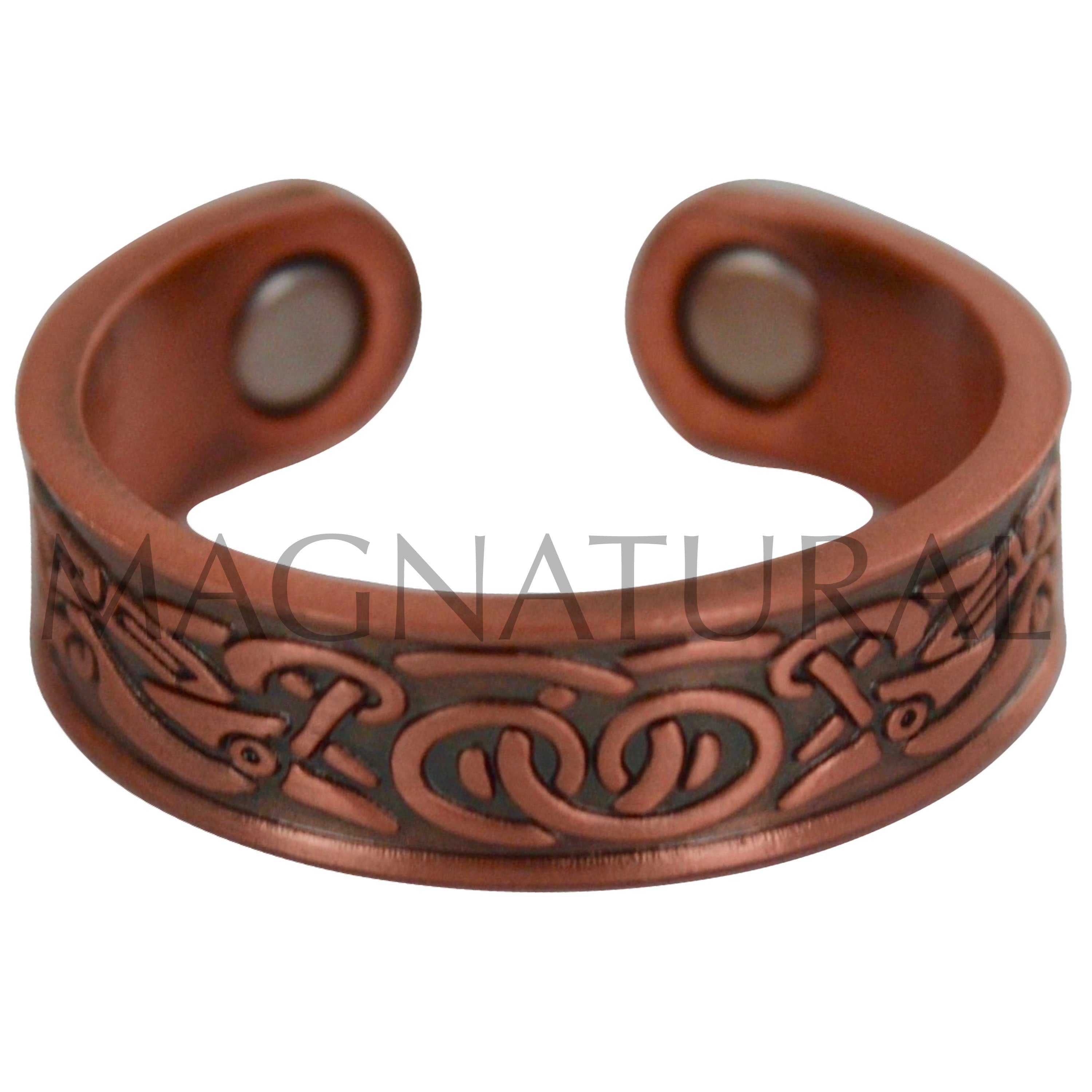 Magnetic Copper Ring - Viking