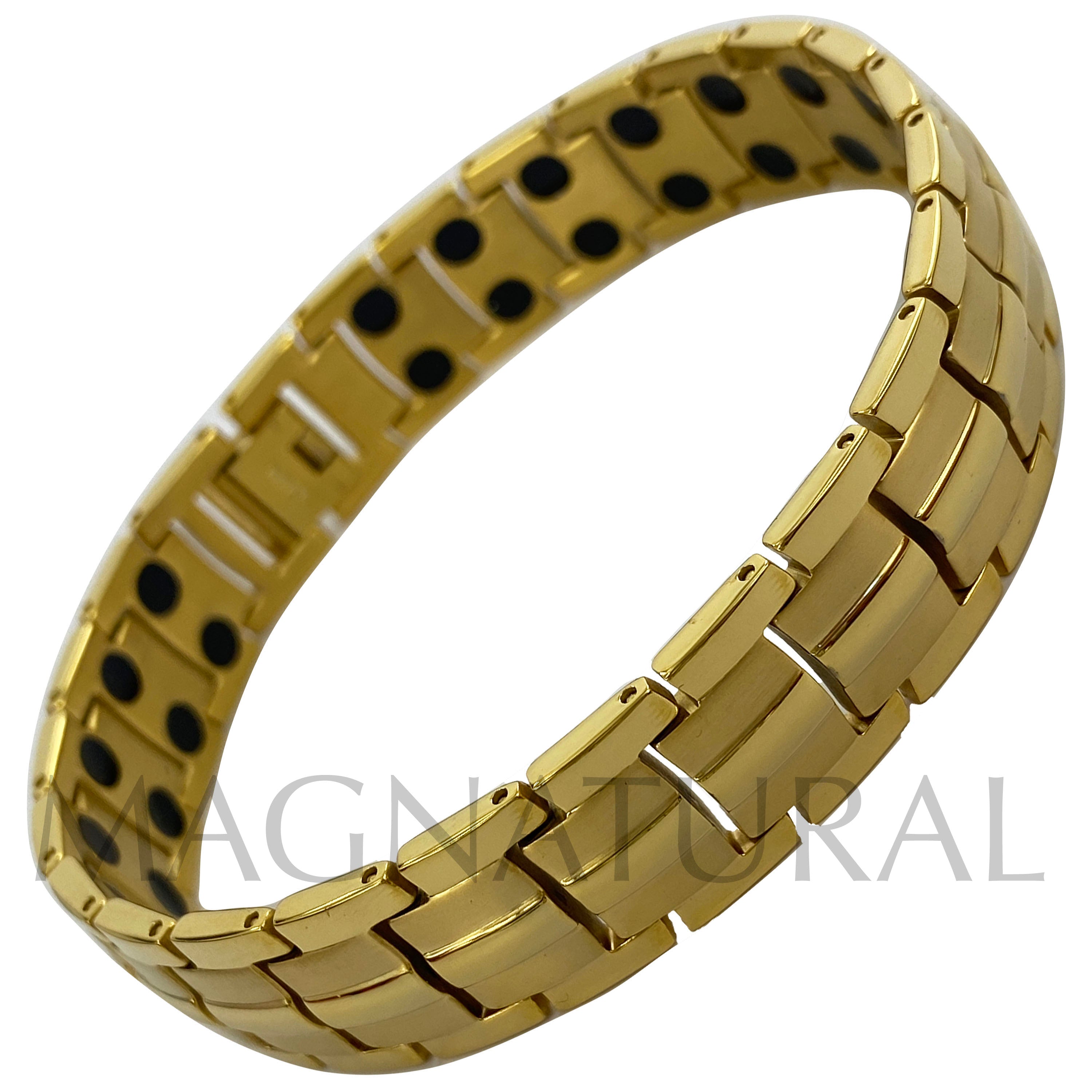 Titanium Magnetic Bracelet - Gold colour