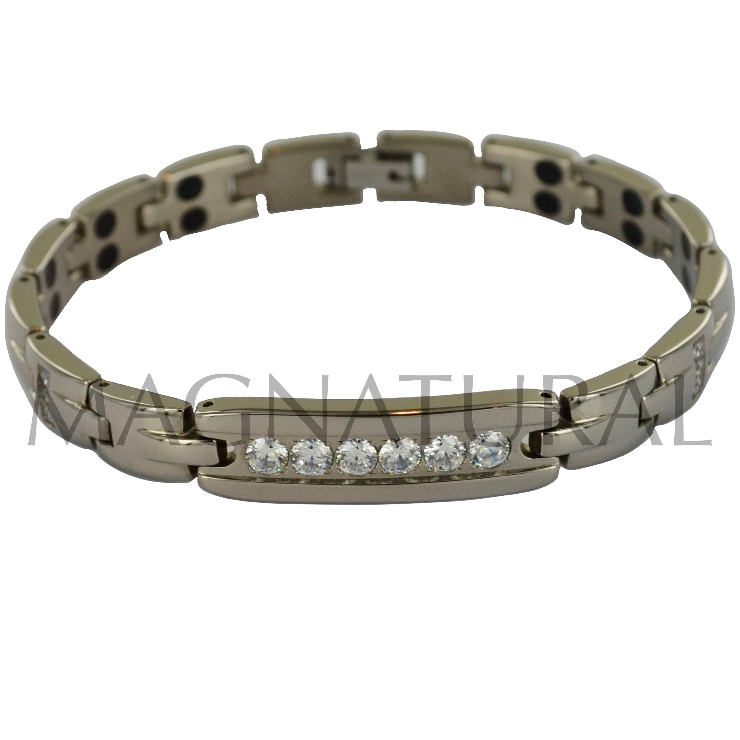 Titanium Magnetic Crystal Bracelet