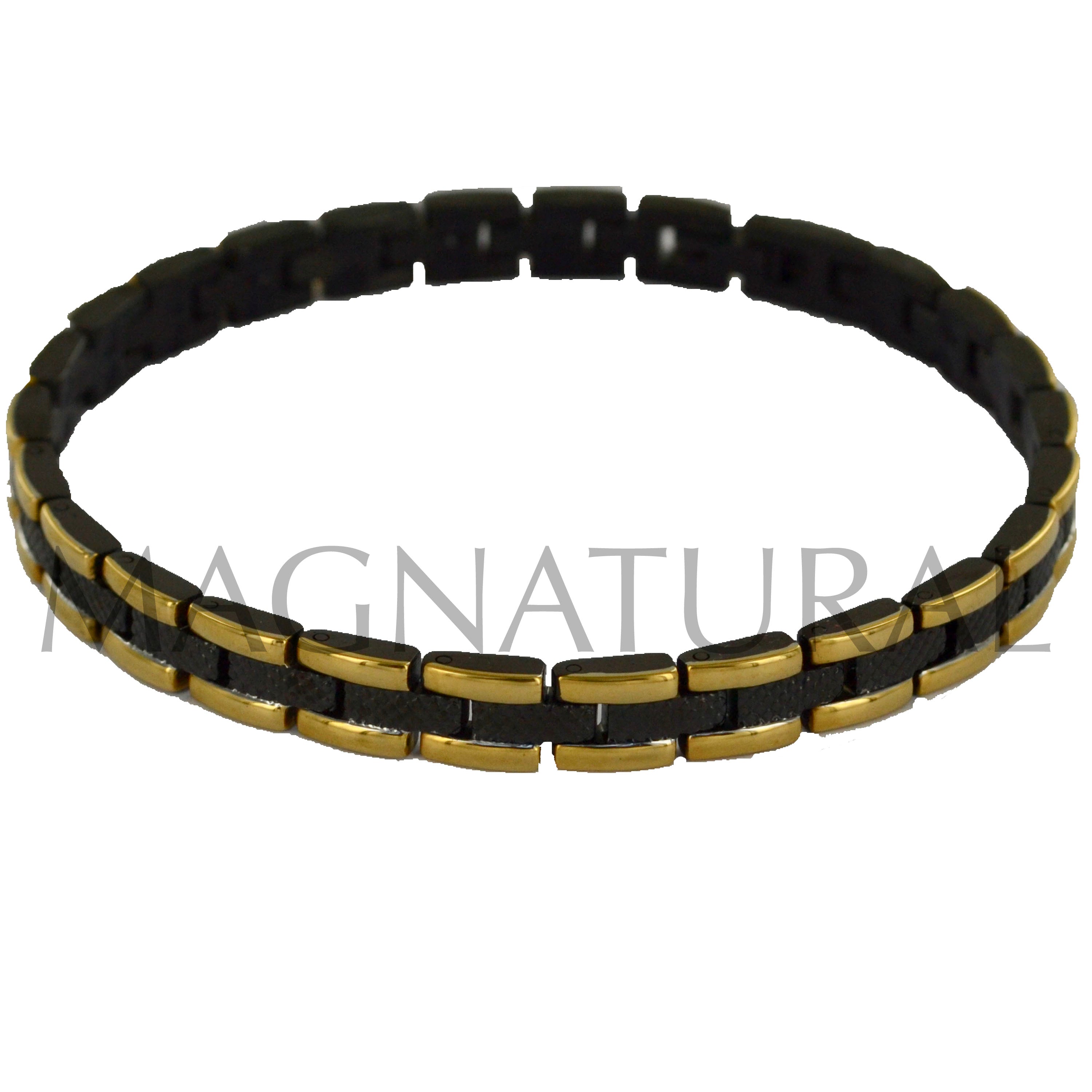 Stainless Steel - Black/Gold Groove