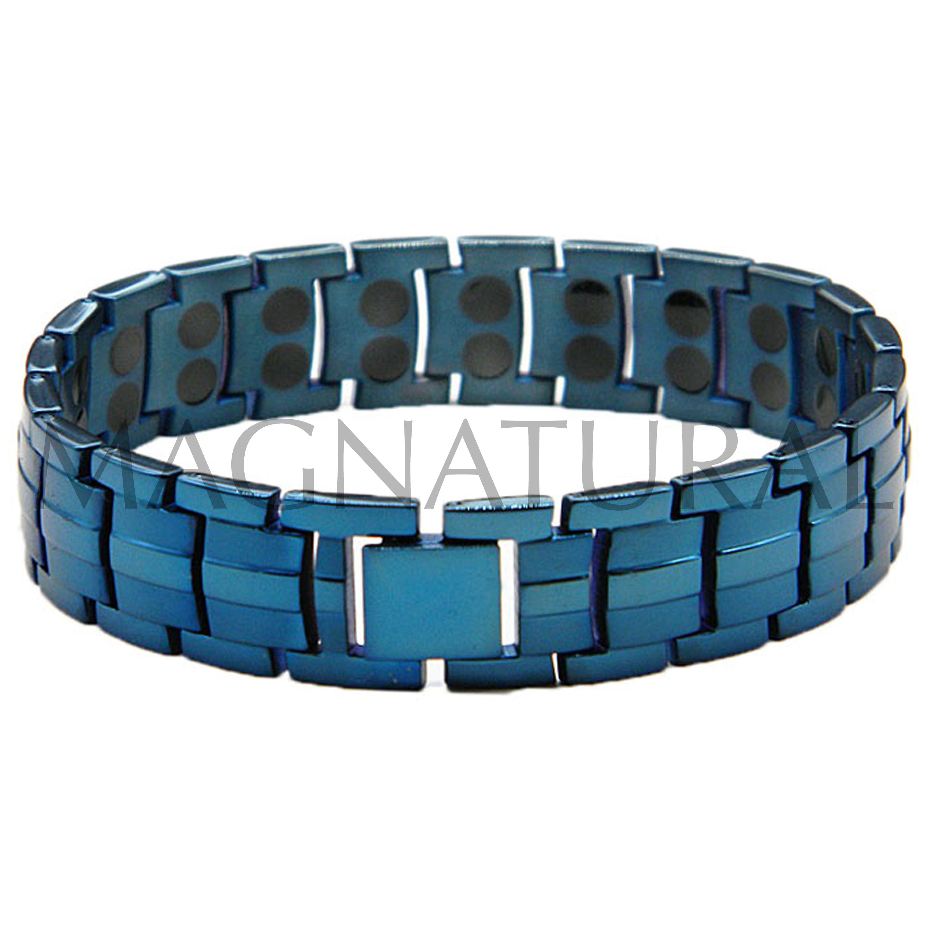 Titanium Magnetic Bracelet - Blue